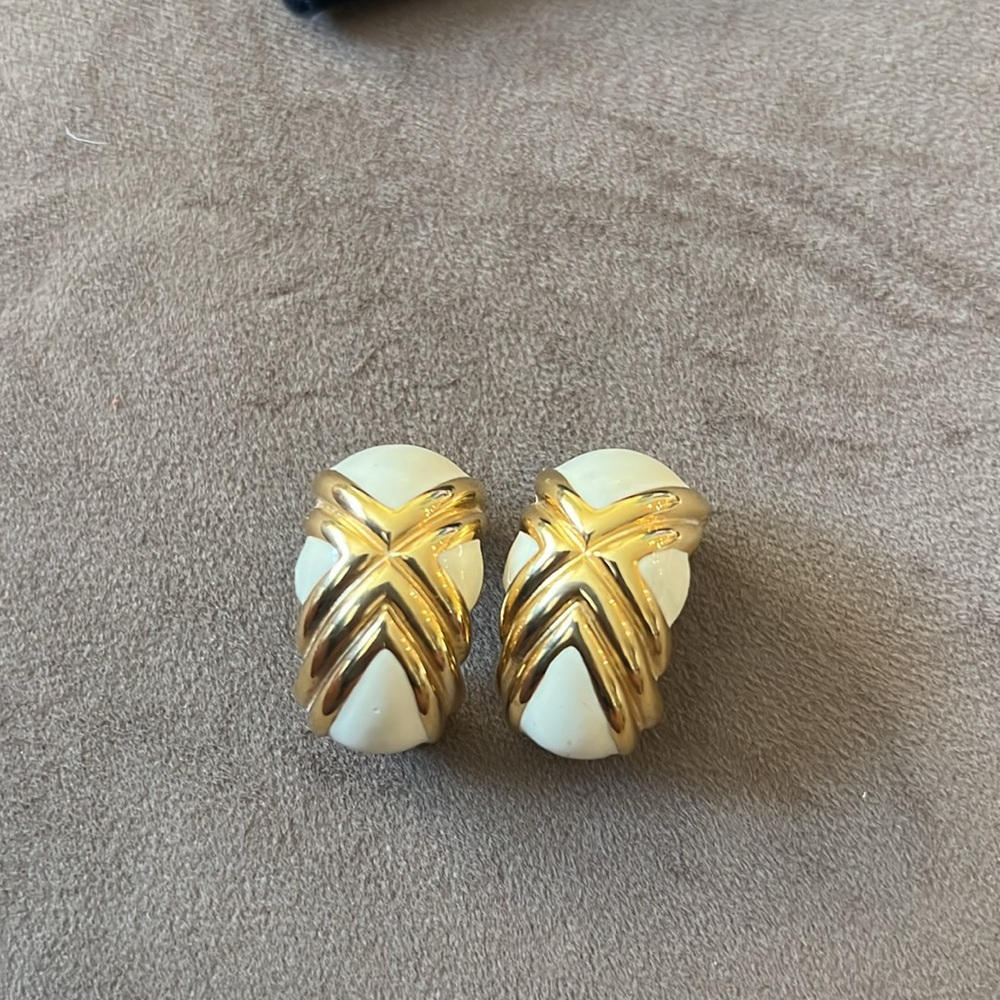 St. John Clip-On Earrings
